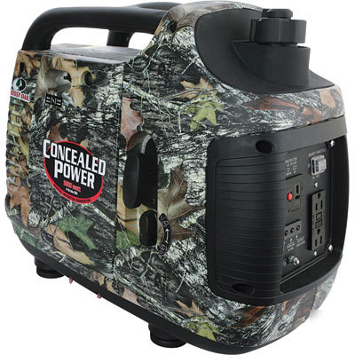 Digital inverter generator 1000W mossy oak breakup camo