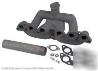 Exhaust manifold fits ih farmall m,400,more 362437R91