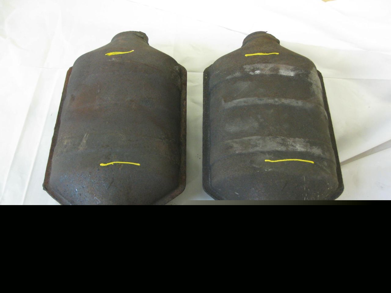 Lot of 2 catalytic converters for scrap