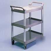 Rubbermaid platinum utility cart | 3 shelf | 342488