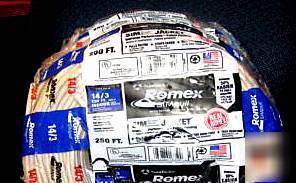 14/3 romex wire 250 ft