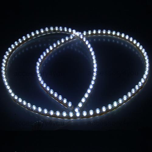 2X 120CM white light stripe 12V waterproof 120LED lamp