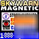 6X12 skywarn ares storm watcher magnetic signs 