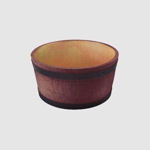 Cask barrell wood effect ice bucket pub bar equipment