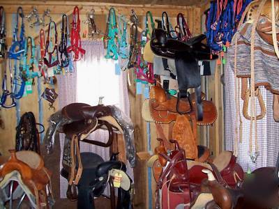 Horse saddles,bridles&equipment complete inventory sale