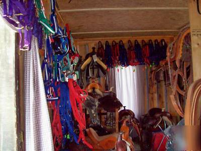 Horse saddles,bridles&equipment complete inventory sale