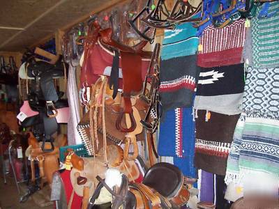 Horse saddles,bridles&equipment complete inventory sale