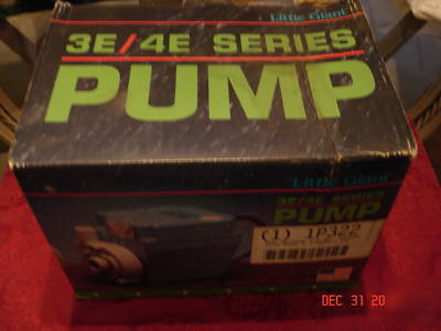 Little giant model #4E-34NR pump 