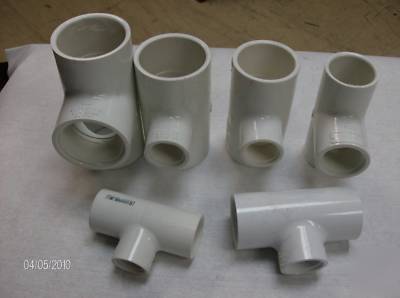 Plastic pipe fittings sched 40 *275 piece assort*