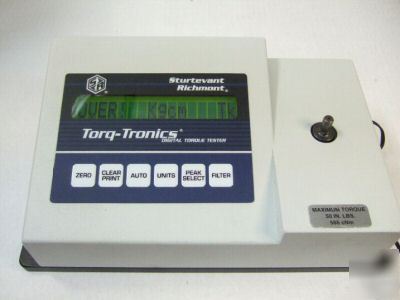 Strutevant torq-tronics digital torque tester 501 50I