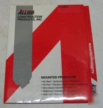 Allied construction co. 1996 brochure lot