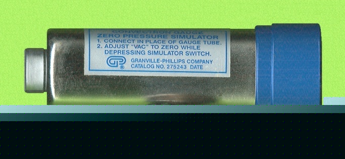 Granville phillips 275243 gauge zero pressure simulator