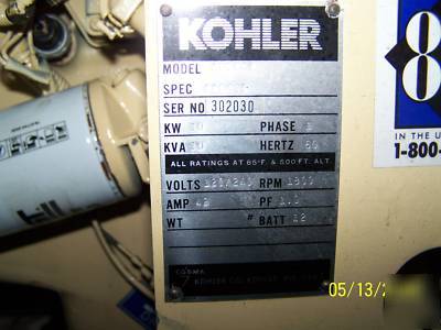 Kohler 10 kw gas generator 10KW single phase marine 