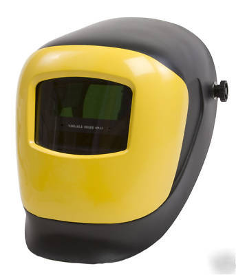 New yellow auto-darkening welding helmet - 