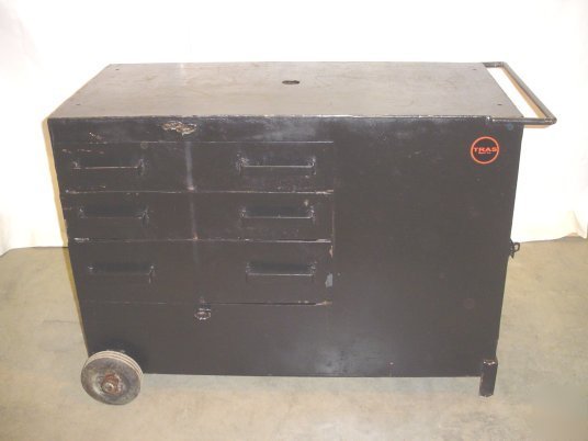 Tras storage cart chest mobile equipment cart tool 