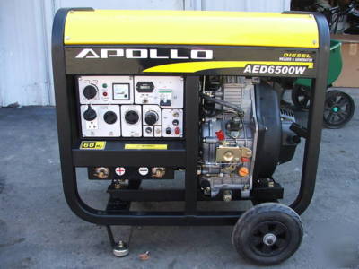 New apollo diesel engine generator & stick welder