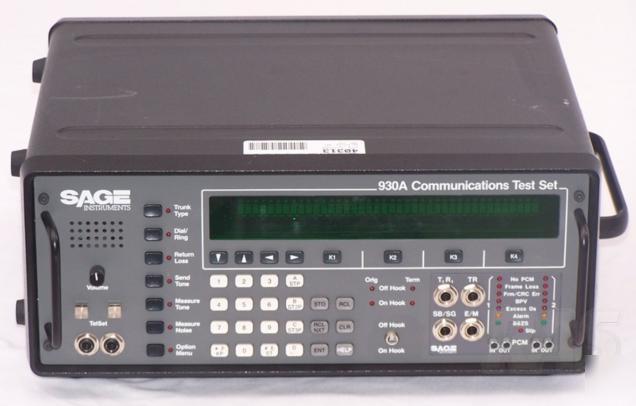 Sage instruments 930A communcations test set sn 9369