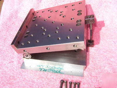 Sine plate 6X6 w/ hermann schmidt tensioner machinist