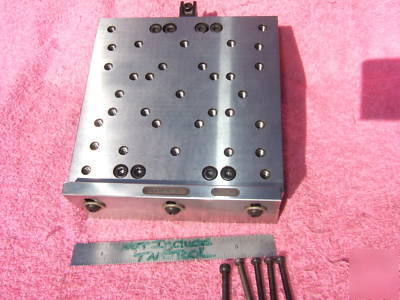 Sine plate 6X6 w/ hermann schmidt tensioner machinist