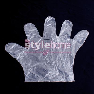 100 disposable plastic gloves restaurant home sanitary