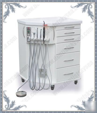Deluxe dental unit equipment delivery cart g