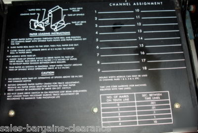 Honeywell 1858-T79 viscorder oscillograph plotter