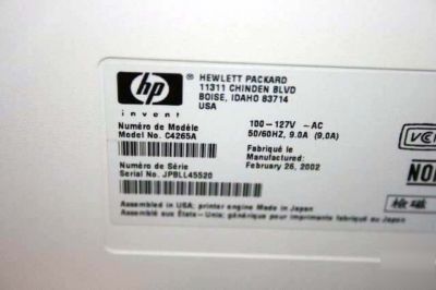 Hp laserjet 8150 network printer (C4265A)