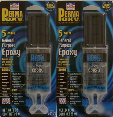 Permatex permapoxy 5 minute general purpose epoxy 2 pck