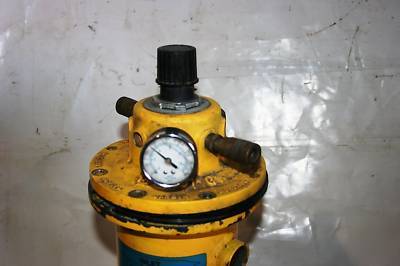 Bullard model 41 P6 air line filter with pressure gauge