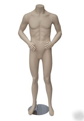 Mannequin headless male fleshtone mannequins cm-HM1
