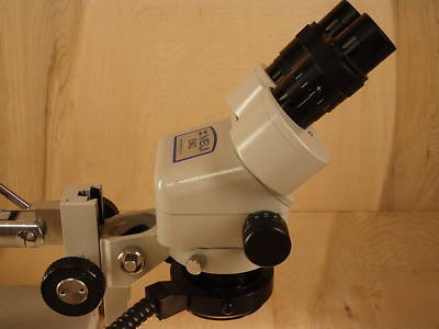 Meiji emz microscope +stand +light no more nikon smz 2B