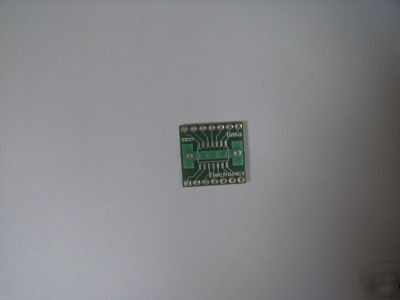 Smt smd to dil 14 soic 14 pcb adaptor ground plane