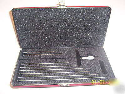 Starrett surface plat square micrometer depth guage kit