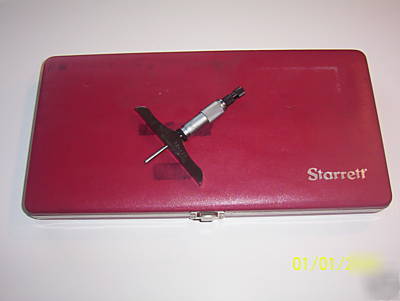 Starrett surface plat square micrometer depth guage kit