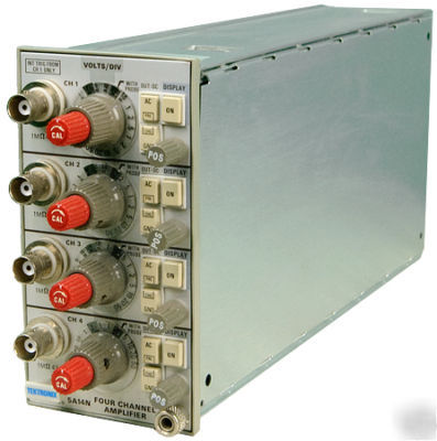 Tektronix four channel amplifier plug-in model 5A14N
