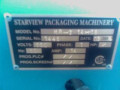Starview MR2 manual rotary blister sealing machine 