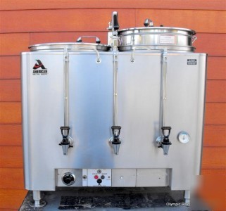 Twin automatic commercial high volume coffee urn