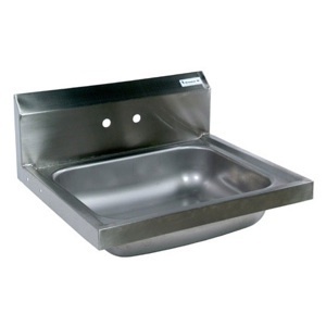 Wall mount hand sink - extended size -stainless steel