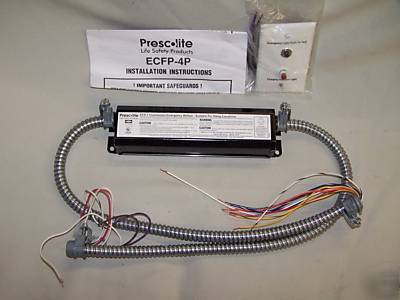 Hubbell prescolite fluorescent emergency ballast ecfp-4