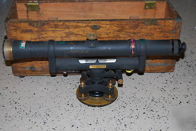K & e 18 inch level vintage collectable perfect optics 