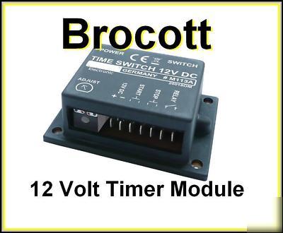 12 vdc electronic timer module-adjustable up to 23 mins