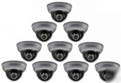 10X cctv vandal resistant 24 ir dome camera sony 1/3