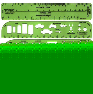 Bear-aide universal traffic template set