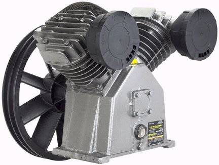 Central 140 psi twin cylinder air compressor pump 93786