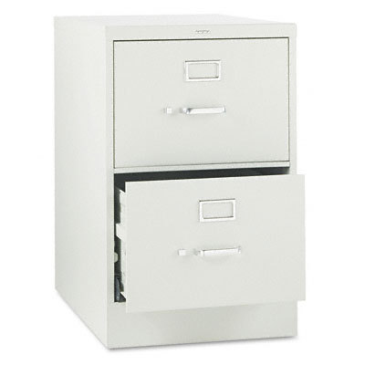 H320 series two-drawer, full-sus file, legal,light gray