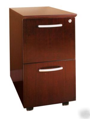 Mayline napoli mobile file pedestal sierra cherry vff