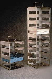 Nalge nunc cryobox racks, stainless steel, nalgene