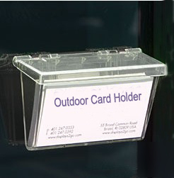 Outdoor business card holders (3) 24 hour advertising