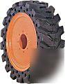 10X16.5 bobcat skid steer solid tires and wheels ,(4)