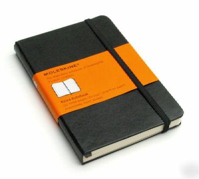 3 moleskine ruled notebook 3.5X5.5 -sale 